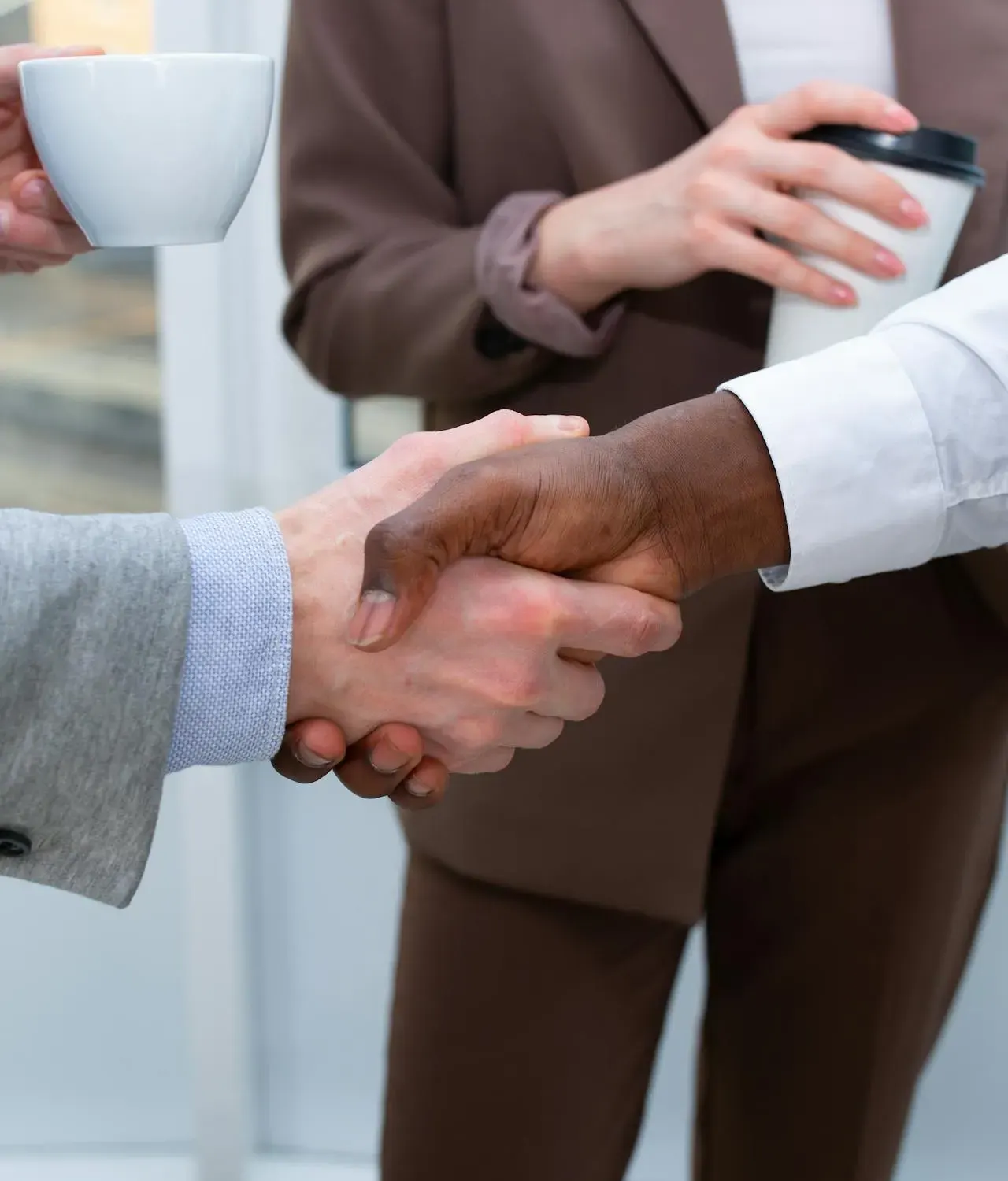 two Men shaking hands